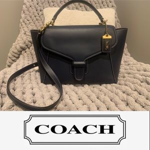 Navy 1941 Coach Courier Carryall Bag